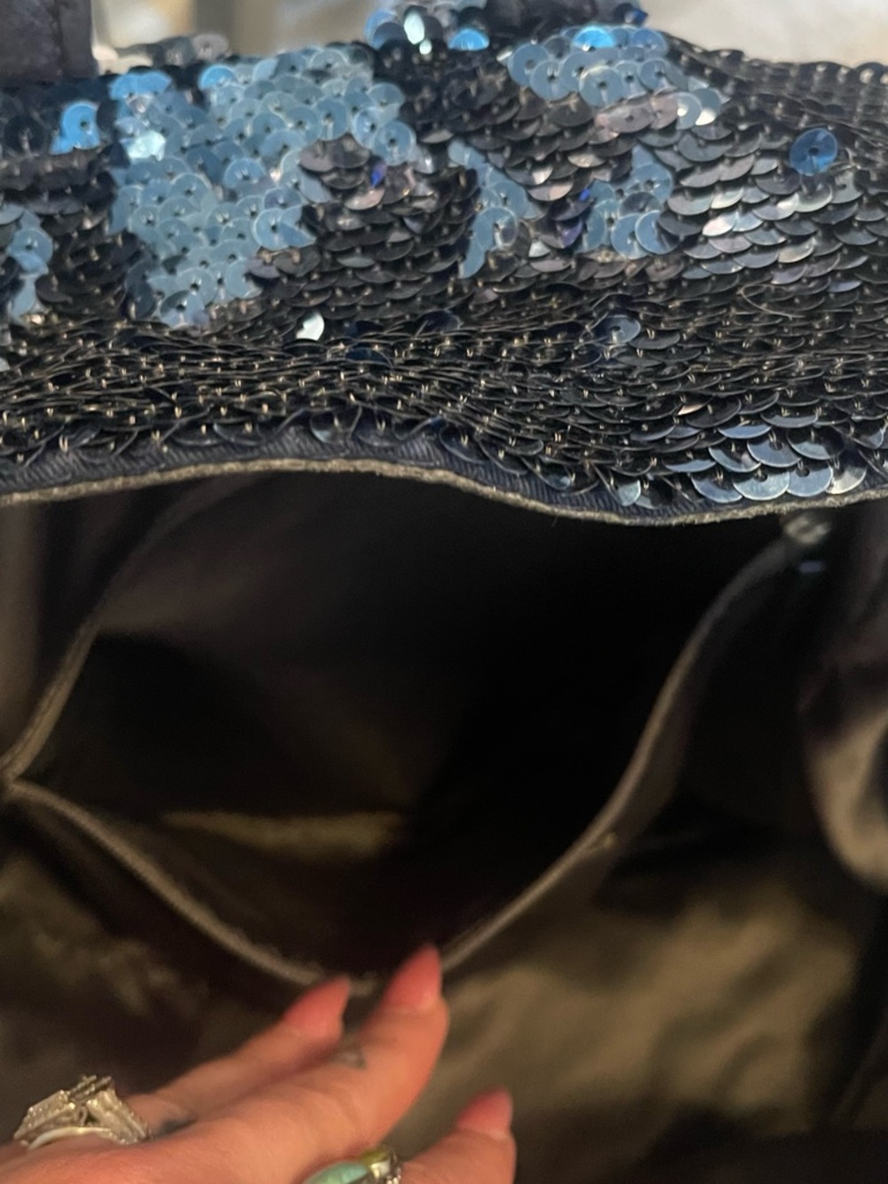 EUC Vintage Coach Poppy Sequin Spotlight Backpack Limited Edition - Picture 13 of 16